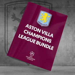 Aston Villa Champions League Bundle football programmes