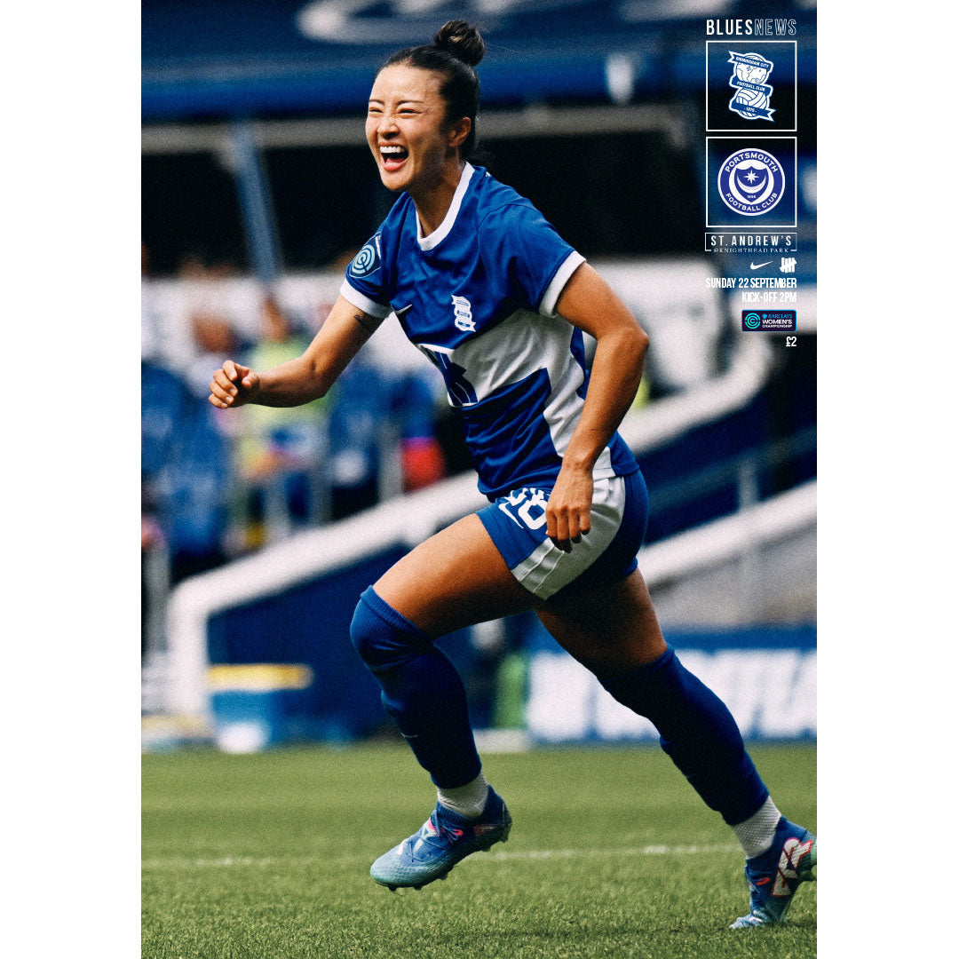 BCFCW vs Portsmouth football programme