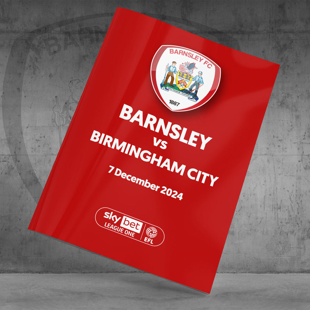 Barnsley vs Birmingham City football programme