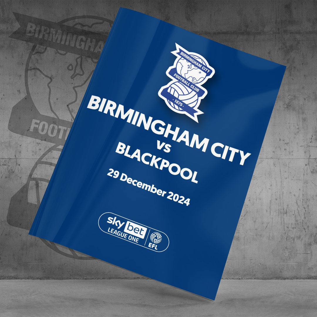 Birmingham City v Blackpool match day programme