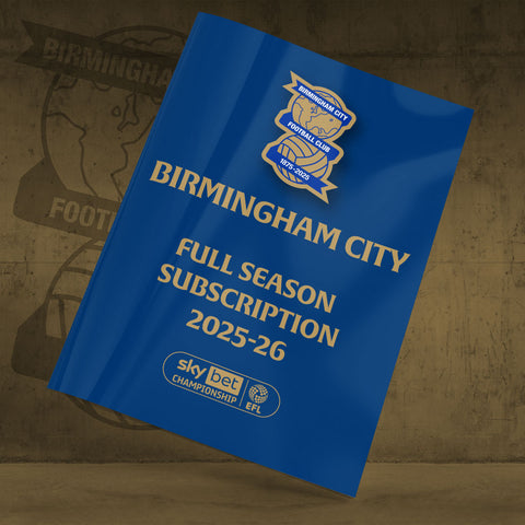 Birmingham City Full Season Subscription 2025-26