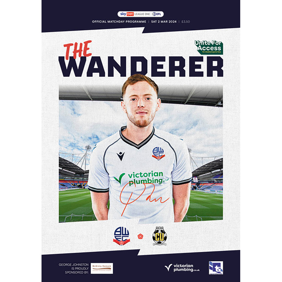 Bolton Wanderers v Cambridge United