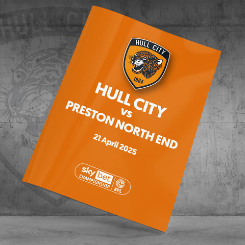 Hull City v Preston North End football programme