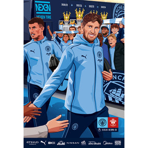 Manchester City vs Southampton football programmes