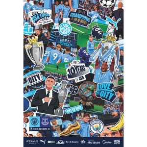 Manchester City vs Everton football programmes