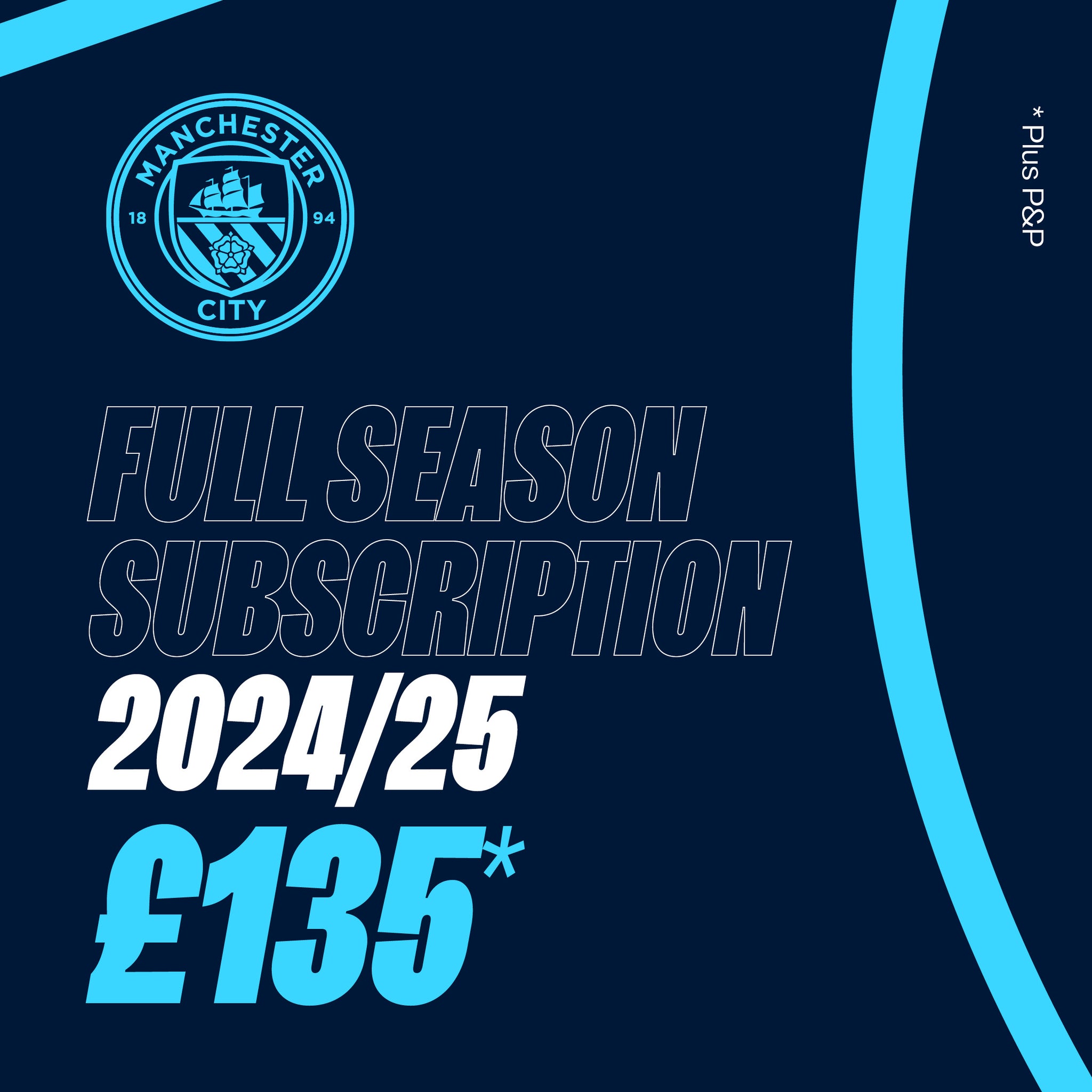 Manchester City Full Season Subscription 2024-25