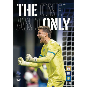 Preston North End v Leeds United football programmes