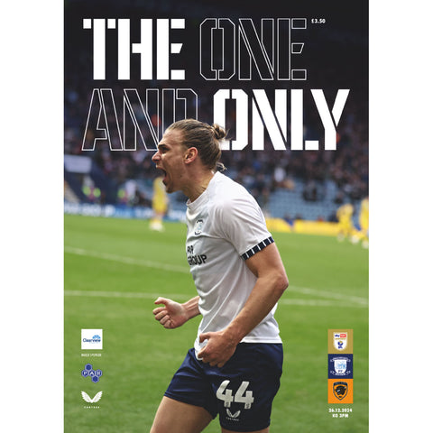 Preston North End v Hull City football programmes