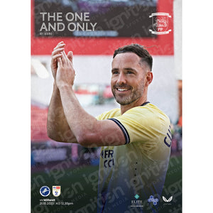Preston North End vs Millwall football programmes