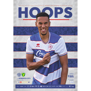 Queens Park Rangers v Norwich City football programmes