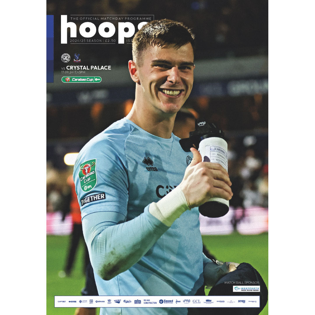 Queens Park Rangers v Crystal Palace (EFL Cup) football programmes