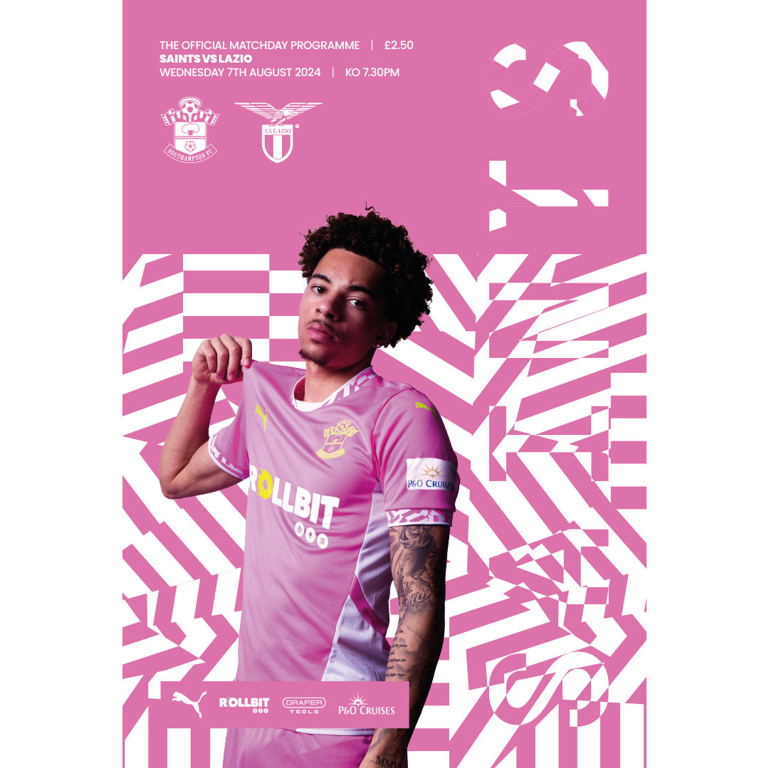 Southampton v Lazio / Getafe (pre-season) football programmes