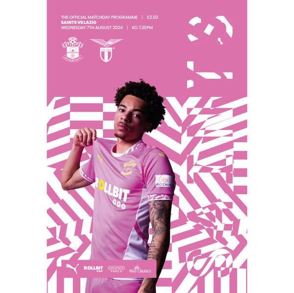 Southampton v Lazio / Getafe (pre-season) football programmes