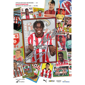 Southampton v Brentford football programmes