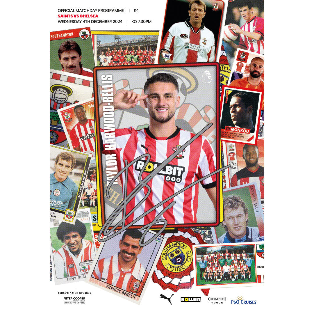 Southampton v Chelsea football programmes