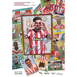 Southampton v Everton football programmes