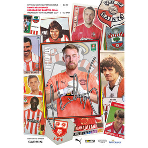 Southampton v Liverpool (EFL Cup) football programmes