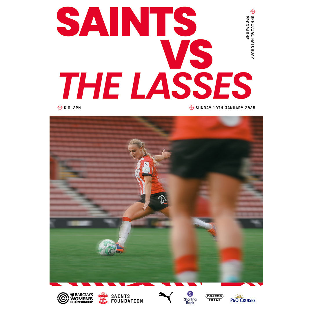 Southampton Women vs Sunderland Women football programmes