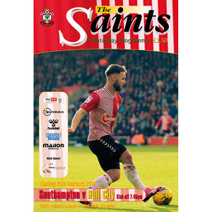 Southampton v Hull City football programmes