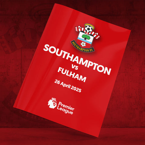 Southampton v Fulham football programmes