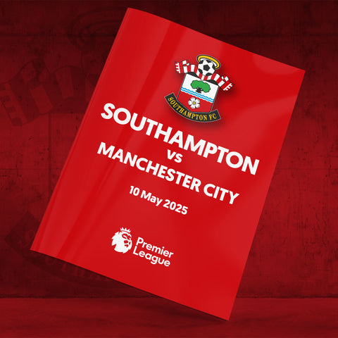 Southampton v Manchester City football programmes
