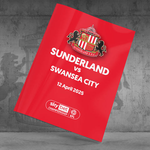 Sunderland v Swansea City football programmes