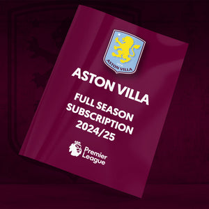 Aston Villa Full Season Subscription 2024-25 football programmes