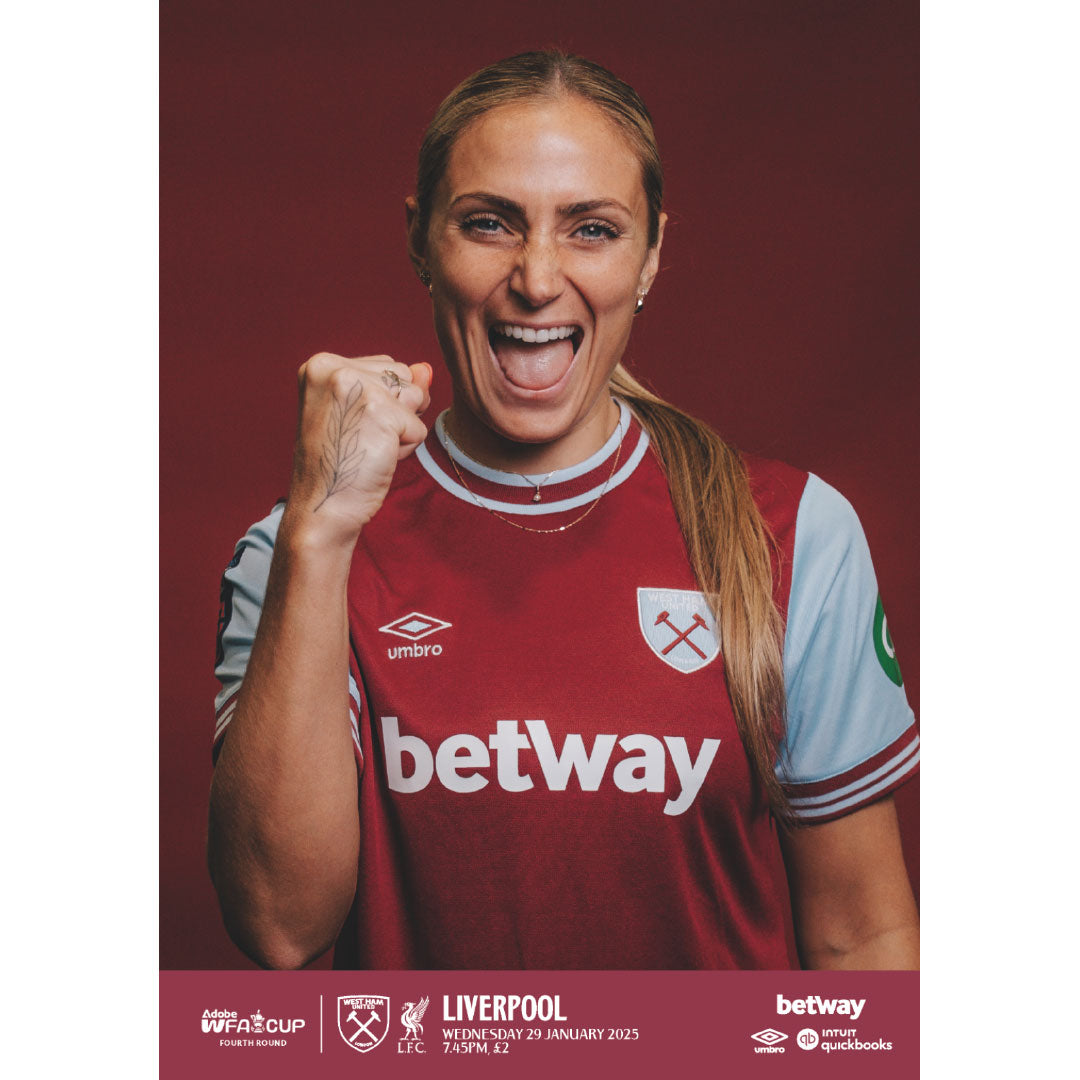 West Ham United Women vs Liverpool (CUP Rescheduled) programmes