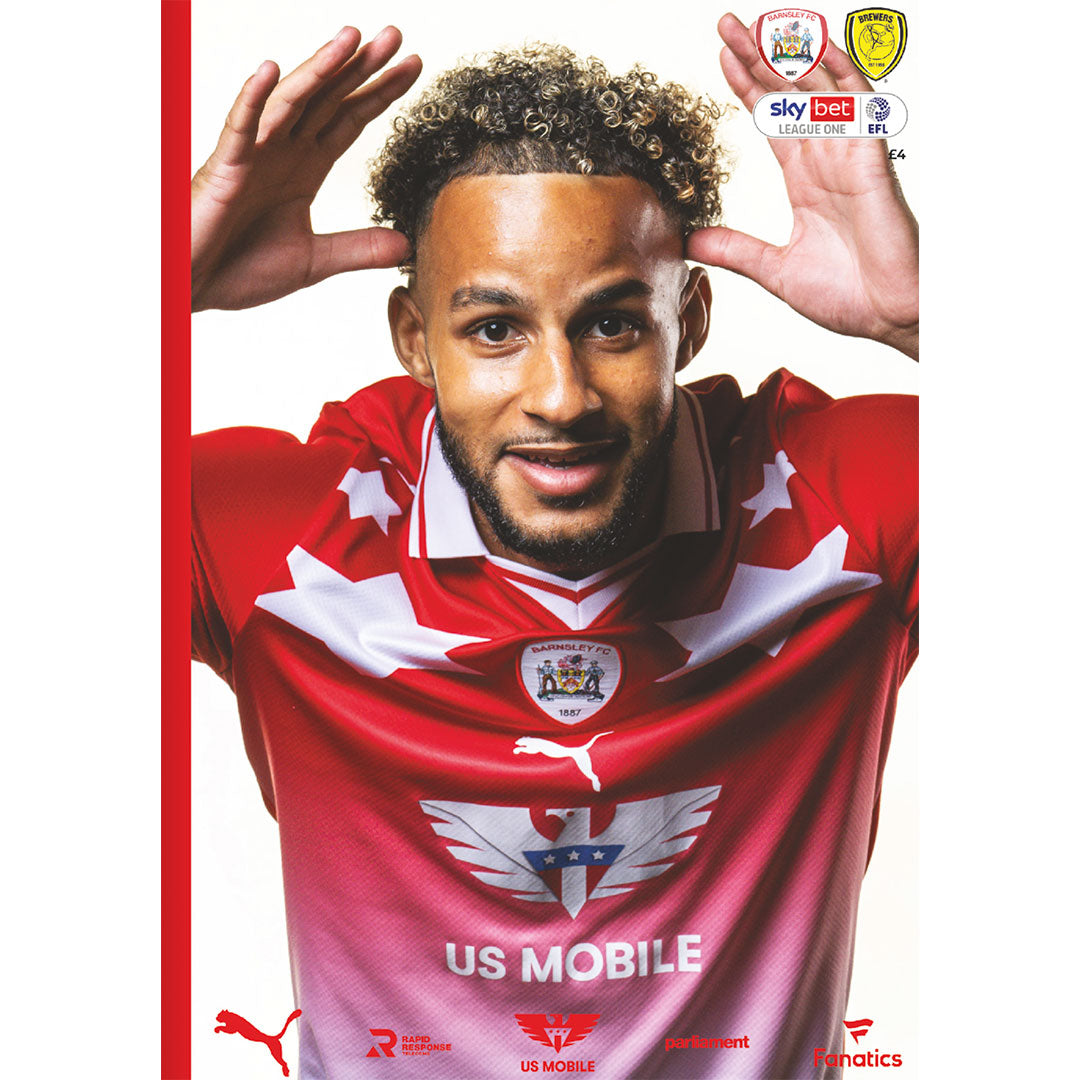 Barnsley vs Burton Albion football programmes