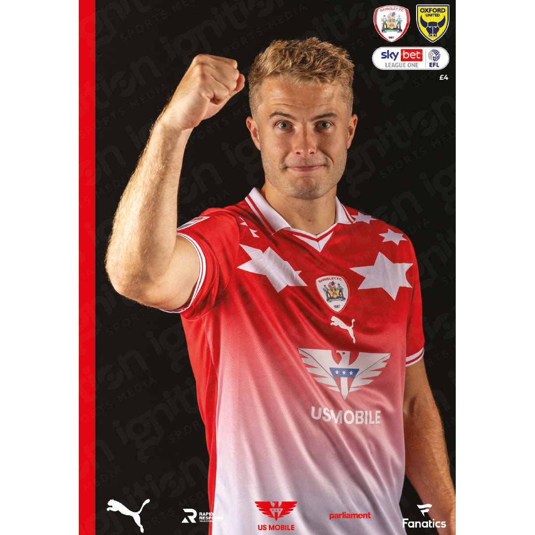 Barnsley vs Oxford United Football Programmes