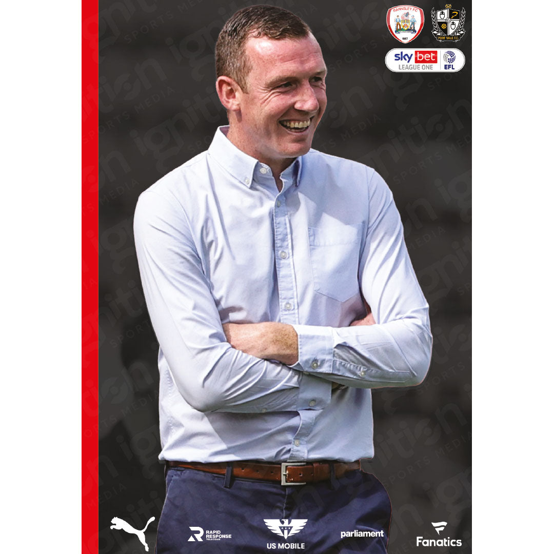 Barnsley vs Port Vale Football Programmes