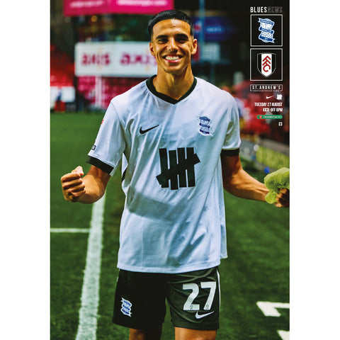 Birmingham City v Fulham (EFL Cup) football programme