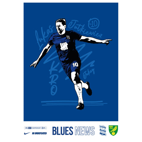 Birmingham City v Norwich City football programmes