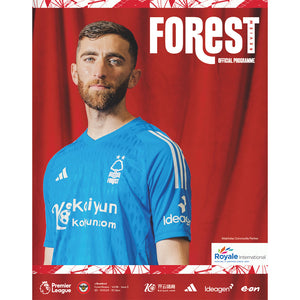 Nottingham Forest vs Brentford football programmes