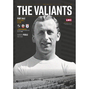 Port Vale v Bolton Wanderers football programmes