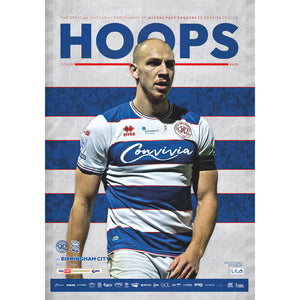 Queens Park Rangers v Birmingham City football programmes