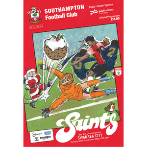 Southampton v Swansea City football programmes