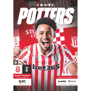 Stoke City vs Rotherham United football programmes