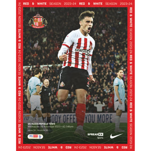 Sunderland v Huddersfield Town football programmes