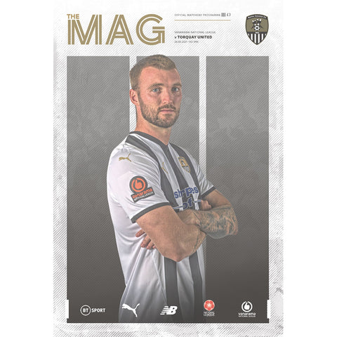 Notts County vs Torquay United football programmes