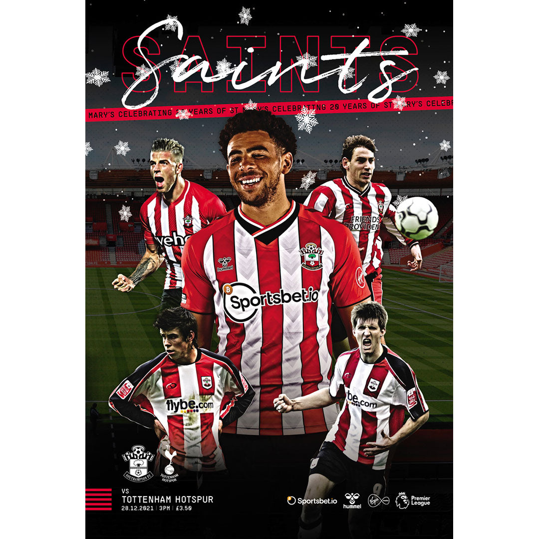 Southampton vs Tottenham Hotspur football programmes
