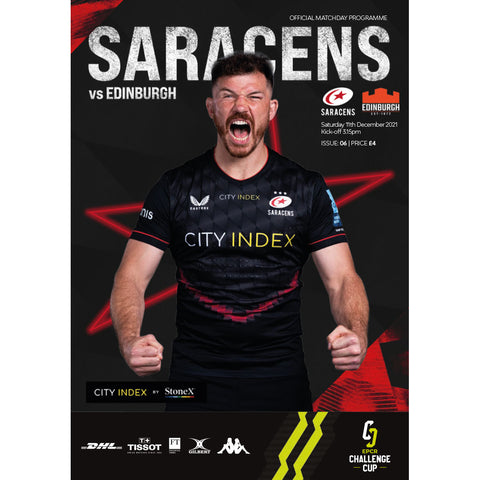 Saracens vs Edinburgh (Euro Challenge Cup)