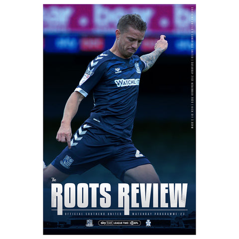 Southend United vs Cambridge United football programmes