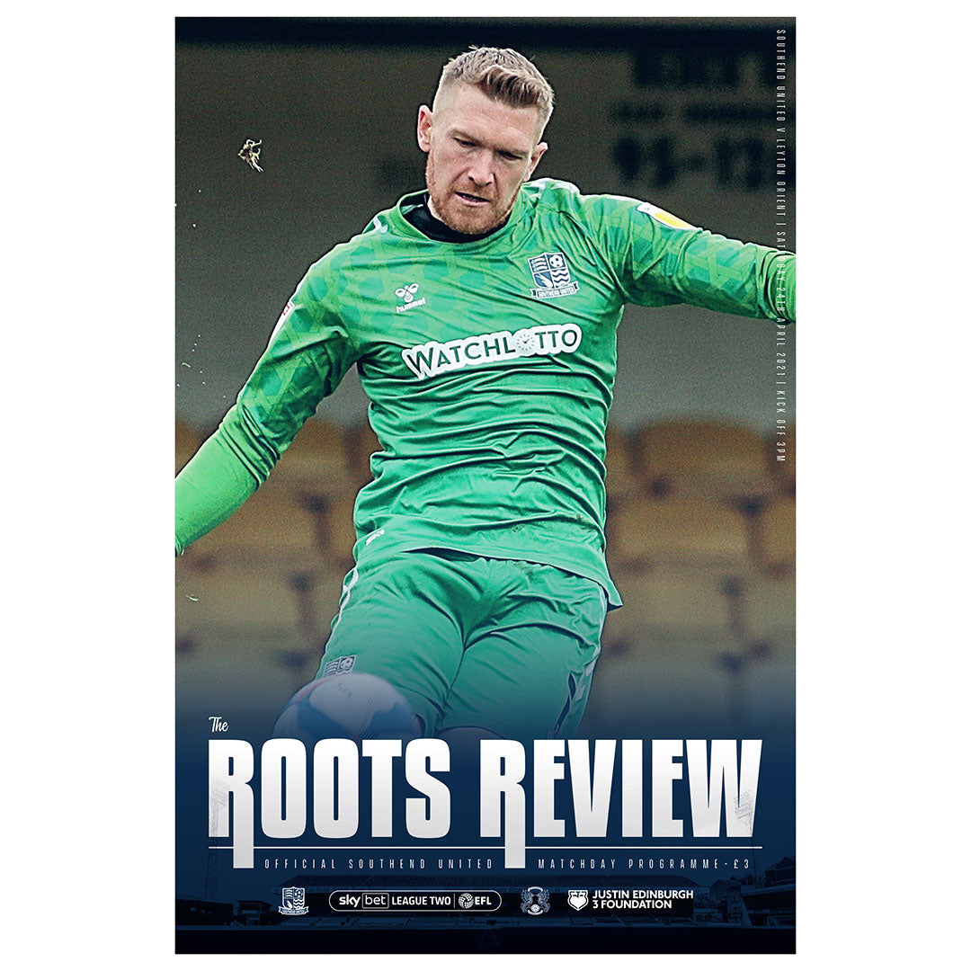 Southend United vs Leyton Orient football programmes