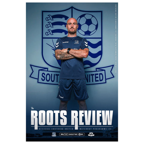 Southend United vs Morecambe football programmes