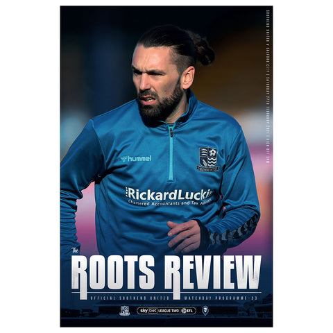 Southend United vs Salford City football programmes