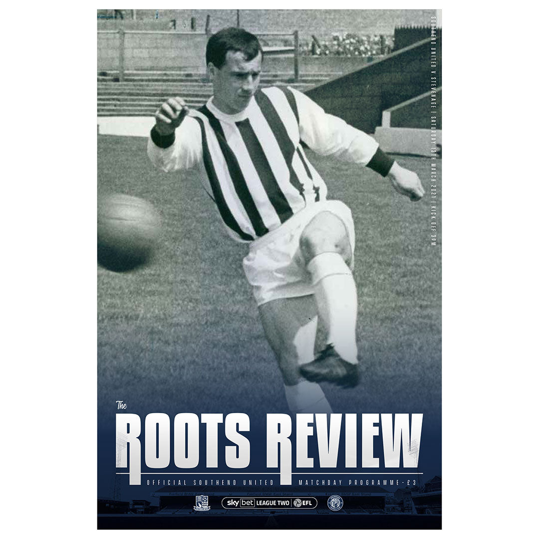 Southend United vs Stevenage football programmes