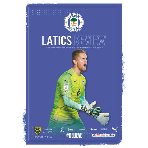 Wigan Athletic vs Oxford United