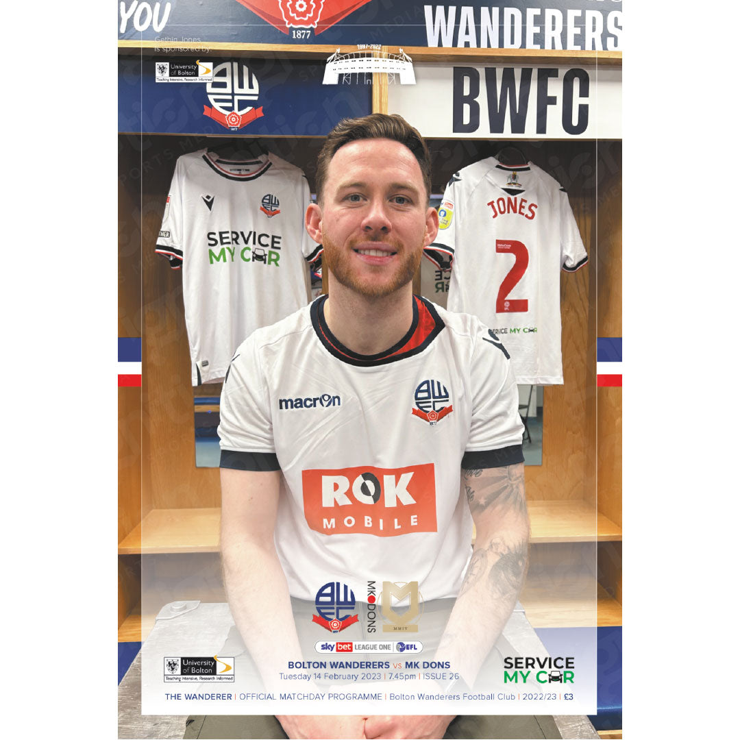 Bolton Wanderers vs MK Dons