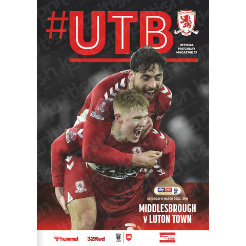 Middlesbrough vs Luton Town